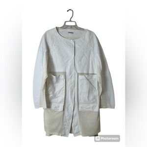 Annette‎ Gortz Women's Lagenlook Long Line Snap Front Jacket Size Medium EUC!